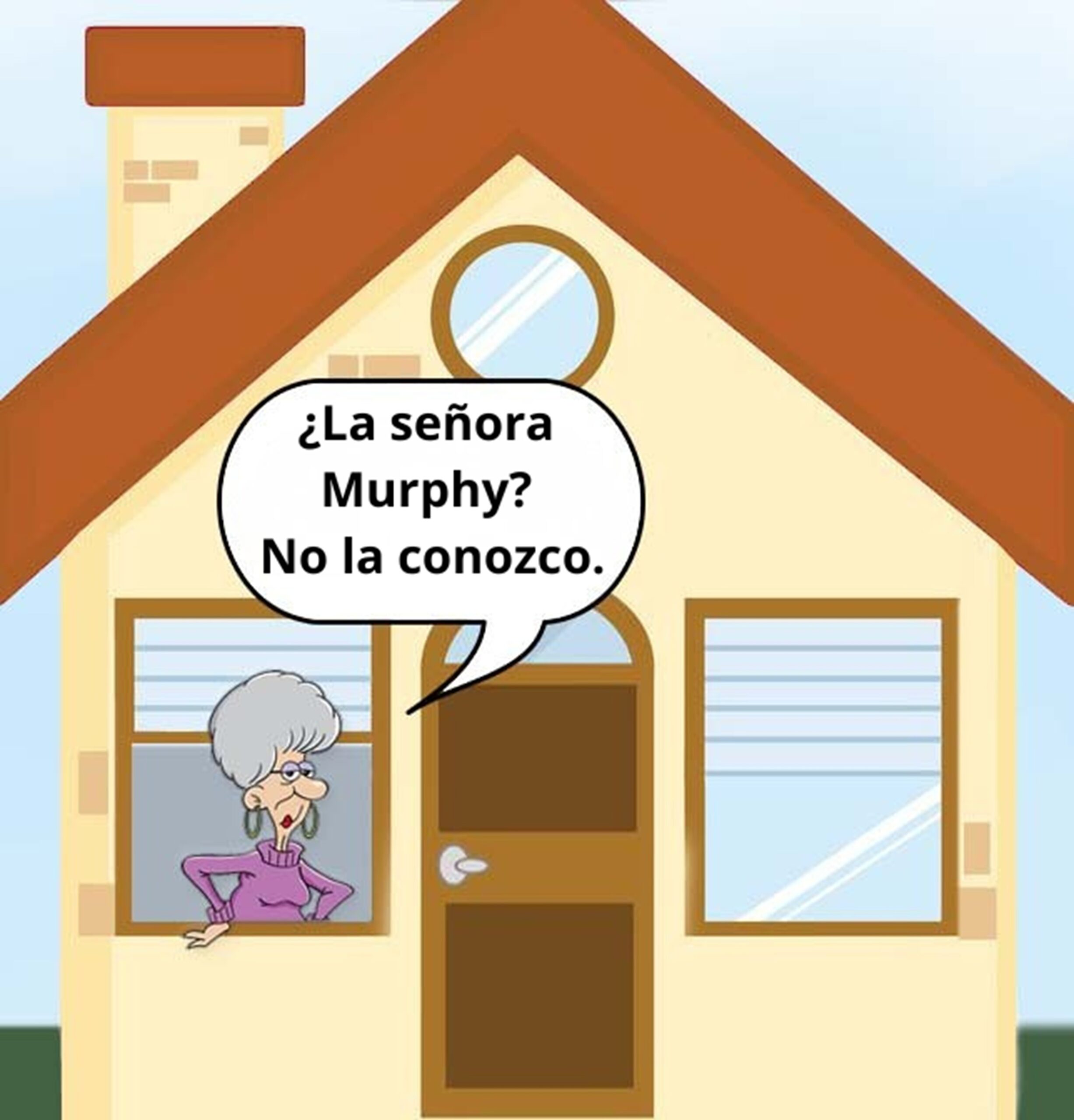Imagen enmarcada de una ilusión óptica clásica, en la que la figura parece una mujer anciana o una mujer joven según cómo se la observe. Un globo de texto dice: “No importa qué edad tenga”.